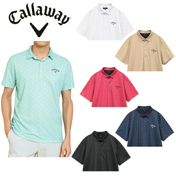 CALLAWAY - キャロウェイ ゴルフ メンズ シャツ -3℃裏クールロゴプリントカノコシャツ Callaway Golf C25134110