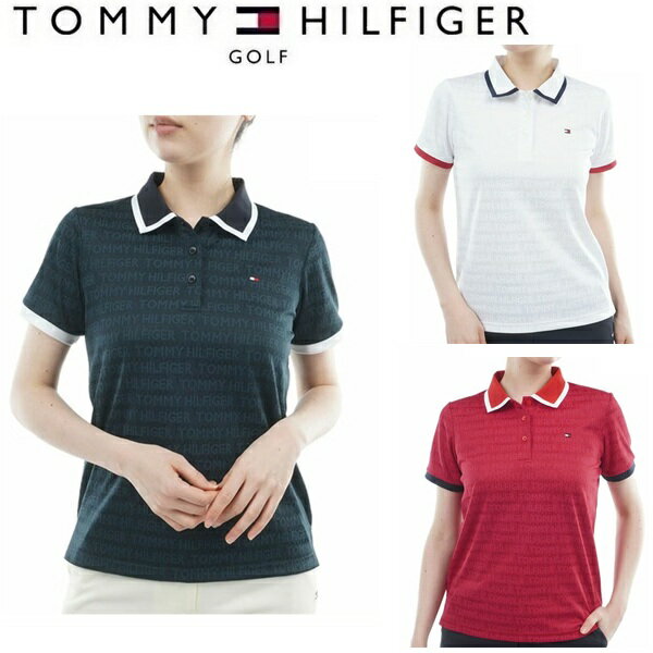 Rakuten - トミーヒルフィガー ゴルフ レディース ロゴジャカード ポロシャツ TOMMY HILFIGER GOLF THLA627 2026年春夏モデル