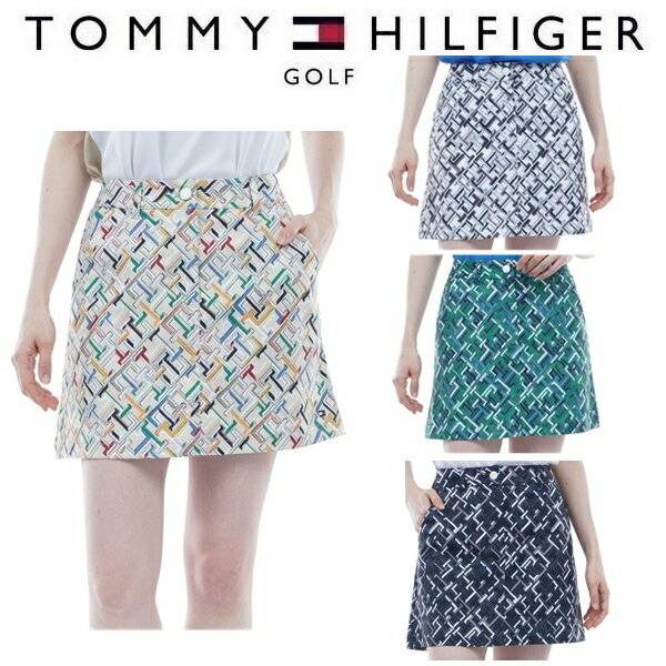 Rakuten - トミーヒルフィガー ゴルフ レディース THモノグラム スカート TOMMY HILFIGER THLA405 春夏モデル