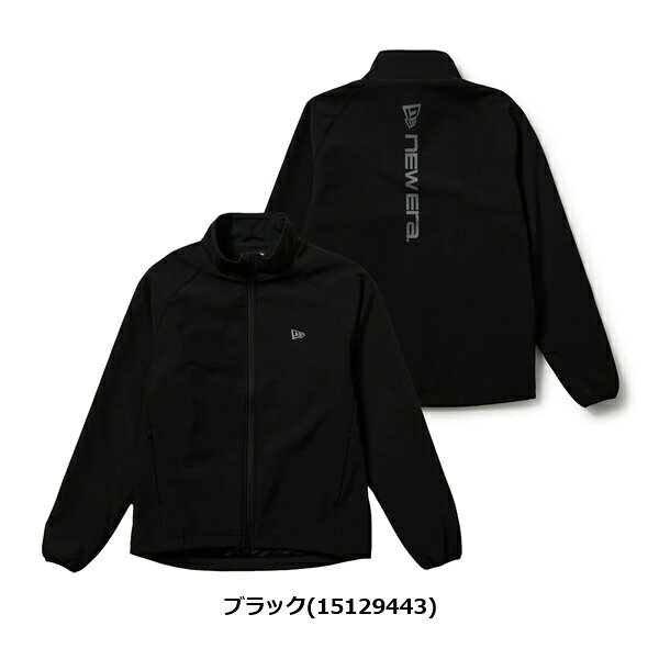 ニューエラ ゴルフ シェルジャケット Vertical Logo ブラック New Era Golf (15129...