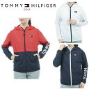 トミーヒルフィガー ゴルフ レディース 袖ロゴ ウィンドジャケット TOMMY HILFIGER GOLF THLA254 【2022年秋冬モデル】