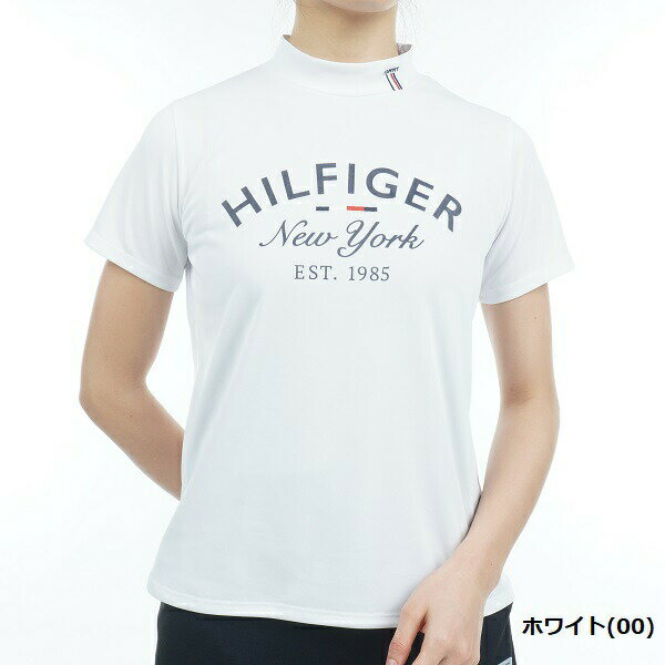 トミーヒルフィガー ゴルフ レディース アーチロゴ モックネックシャツ TOMMY HILFIGER THLA312 2023年春夏モデル 2