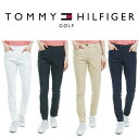 トミーヒルフィガー ゴルフ レディース ストライプバックポケット ロングパンツ TOMMY HILFIGER THLA322