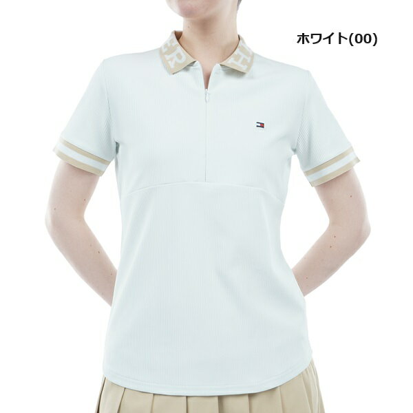 トミーヒルフィガー ゴルフ レディース ハイテンション ハーフジップモックシャツ TOMMY HILFIGER GOLF THLA420 2024年春夏モデル