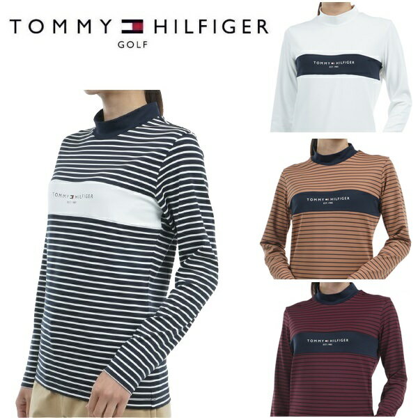 Rakuten - トミーヒルフィガー ゴルフ レディース モックネック 長袖シャツ TOMMY HILFIGER GOLF THLA461 2024年秋冬モデル