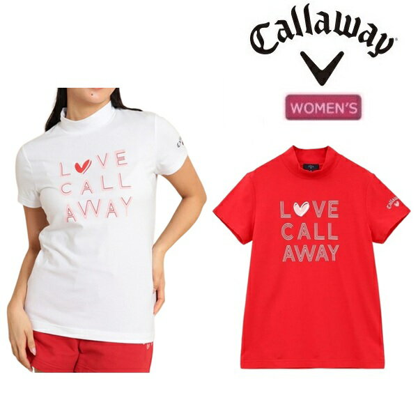 キャロウェイ ゴルフ レディース シャツ ストレッチ天竺半袖モックネックシャツ Callaway Golf C241342..