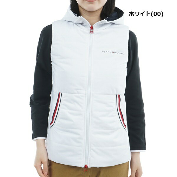 トミーヒルフィガー ゴルフ レディース 中綿 キルトベスト TOMMY HILFIGER GOLF THLA581 2025年秋冬モデル