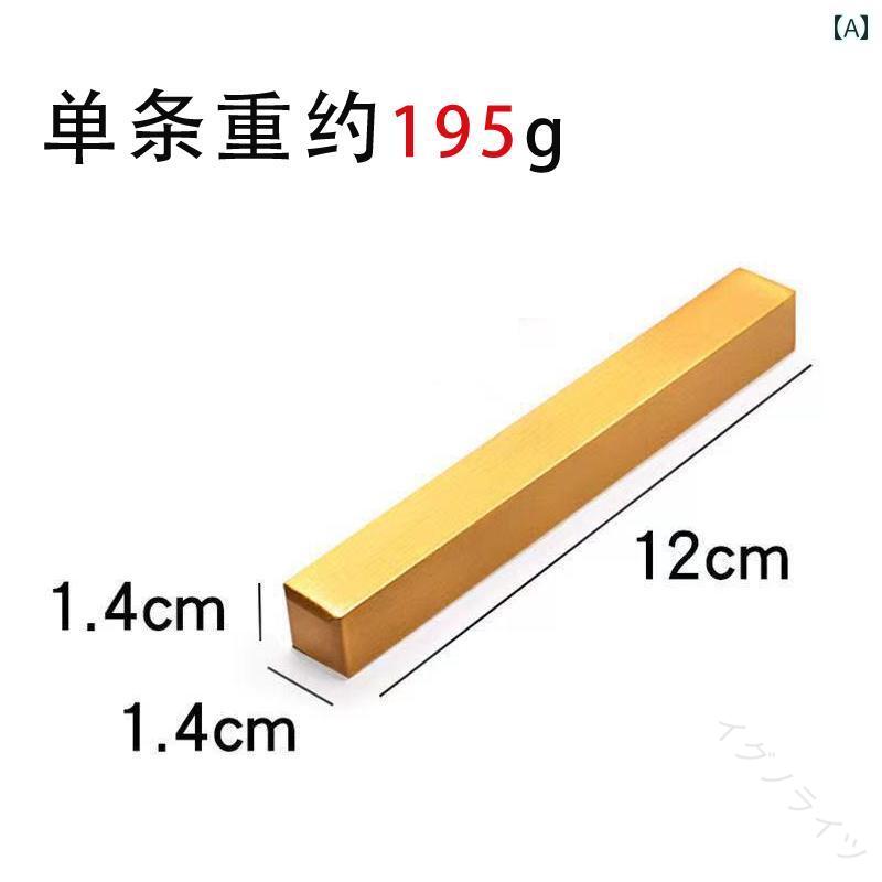 イグノライツのペーパーウエイト 文鎮 おしゃれ スクエア 真鍮 定規 目盛 文房具 書道 アクセサリー シンプル 手紙 書類 固定 押さえ 筆記用具 書斎 オフィス ギフト プレゼント 高級感 卓上文具 収納｜アングル2