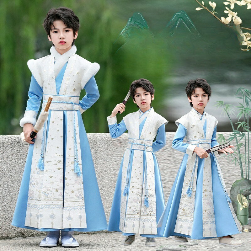Rakuten - 男の子 中国風 衣装 唐装 フォーマル 子供服 パーティー 衣装 厚手 冬用 お正月 発表会 パフォーマンス 男児 コスチューム セットアップ 大きめサイズ 110 120 130 140 150 160 SUKOYAKA