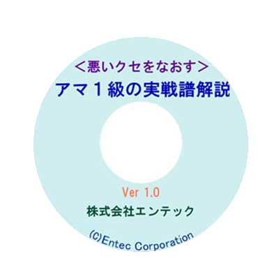 囲碁ソフト　囲碁教材　アマ1級の実戦譜解説