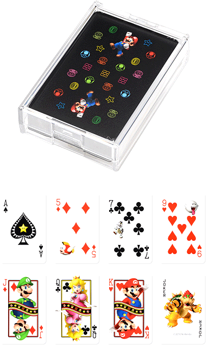 任天堂カードゲーム　世界で人気　マリオ　ネオン　トランプ　NAP-03 1