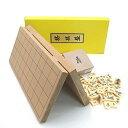 将棋盤セット 新桂7号折将棋盤(約20mm厚)とプラスチック製王将将棋駒(Pケース駒箱入り)