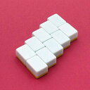 麻雀牌 ご自身でアレンジの出来る 白牌10個組 Mサイズ