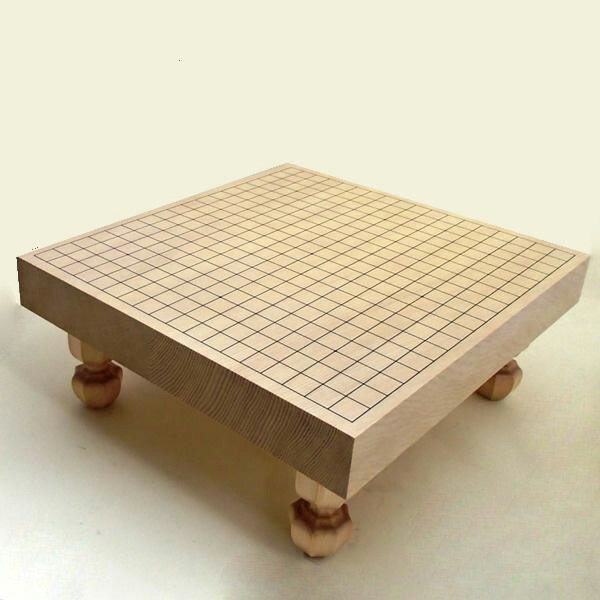 囲碁盤　新桂（しんかつら）2寸足付碁盤　アガチス
