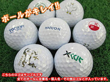 【訳あり】タイトリストプロ V1x’19モデル　カラー：イエロー　コマーシャル・オウンネームボール2ダース【中古】ロストボール　ゴルフボール