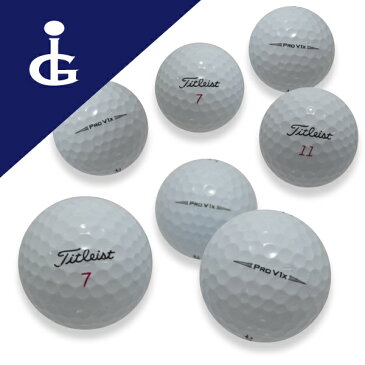 タイトリスト プロ V1x 2019年モデルカラー：ホワイト★★ランク/2ダースTitleist Pro V1x 2019年タイトリスト プロ ブイワンエックス ロストボール　ゴルフボール【中古】