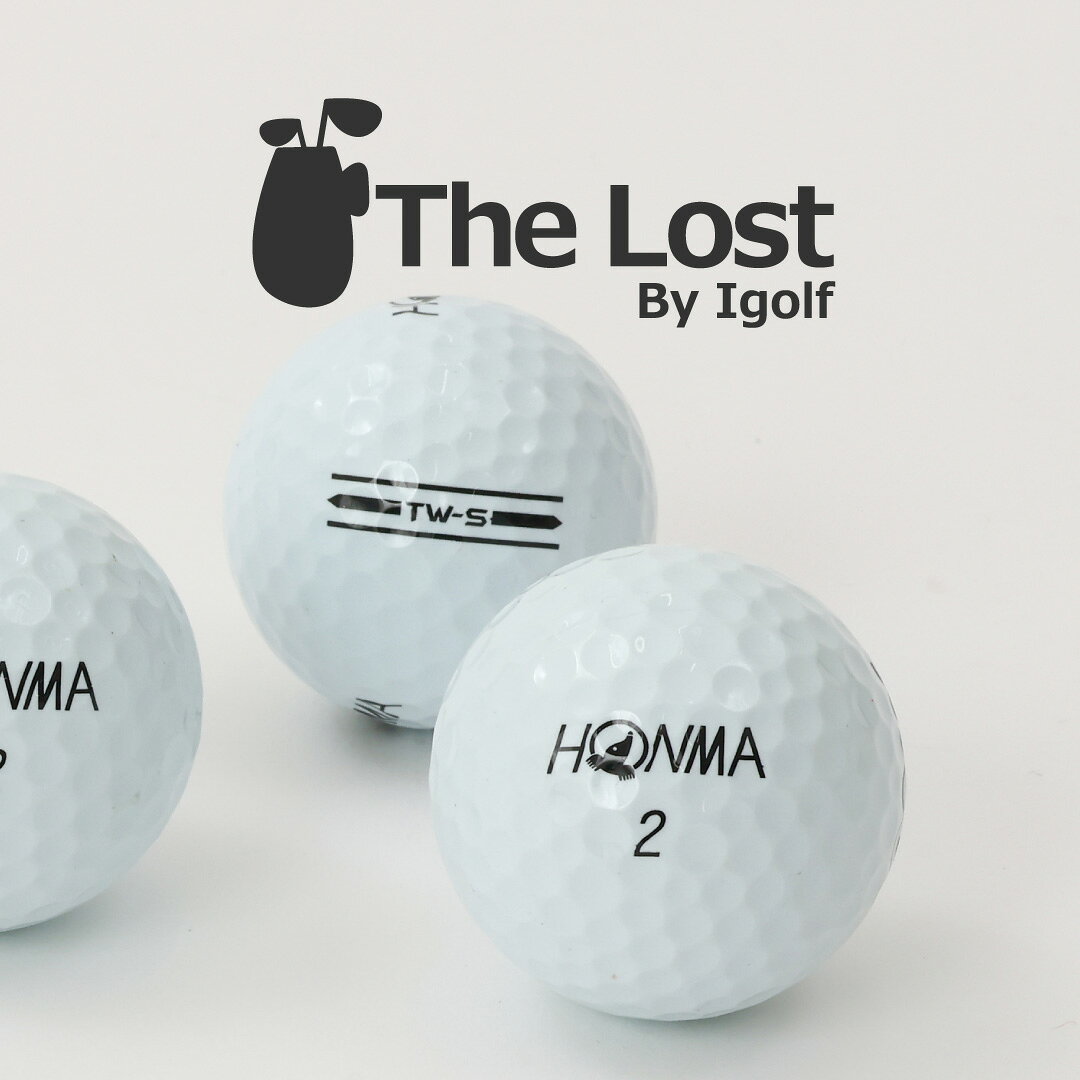 ゴルフボール ロストボール HONMA ホンマ ゴルフ TW-S 2021年モデル ★★★ランク 1ダース ゴルフ 本間ゴルフ 中古 送料無料