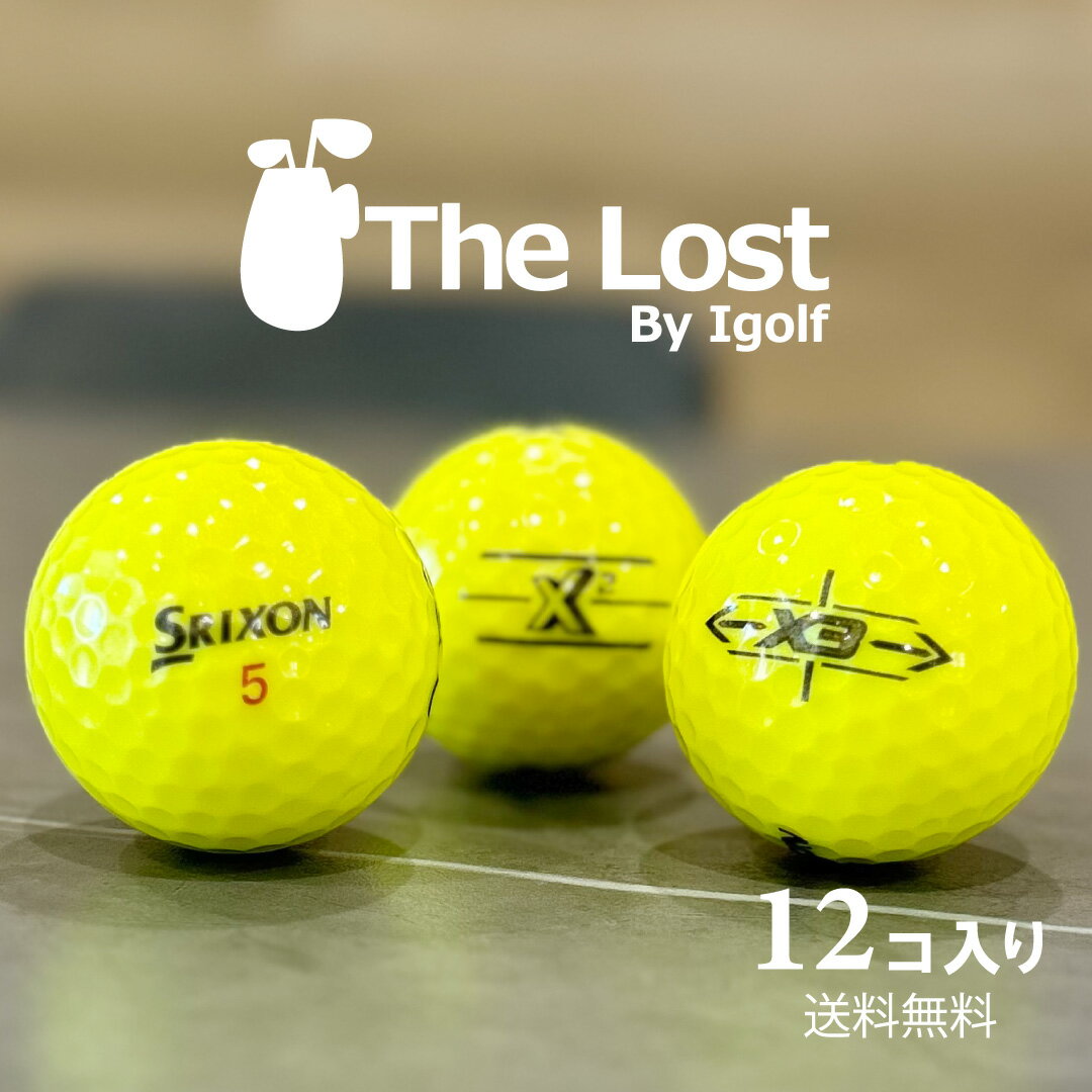 ゴルフボール ロストボール SRIXON スリクソン Xシリーズ混合 X2 / X3 混合 ★★★ランク 1ダースセット 中古 ゴルフ 送料無料