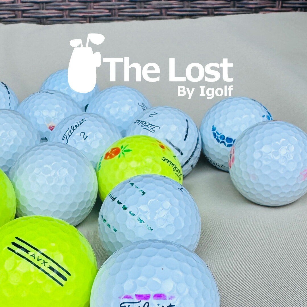 訳あり ゴルフボール ロストボール TITLEIST タイトリスト AVX 年代混合 マジック...