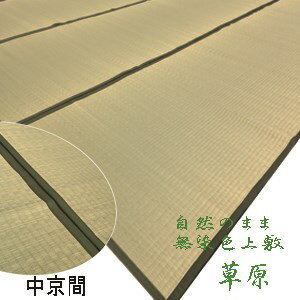 【自社製無染土畳目】い草上敷「草原」182×273cm(中京間3帖)(畳表と同じ糸引織上敷)(薄縁うすべり)(三六間)【送料無料】【10P03Dec16】