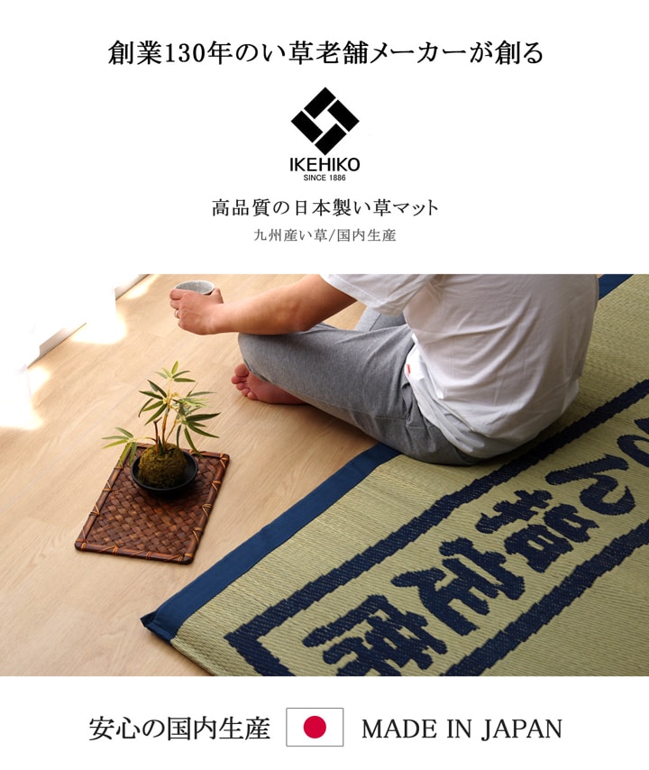 父の日 プレゼント 実用的 父の日ギフト 日本製 い草 マット 枕 お父さんの指定席 い草の40mmマット『 もっと親父の場所 』おとこの枕付きセット マット88×180cm お父さん 指定席 寝ござ 畳 いぐさ