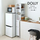 【★お買い物マラソン開催中★】 隙間収納 すきま収納 「DOLLY ドリー 隙間収納ラック(完成品) 幅20cm」 【SAT】 2WAY 隙間ラック スリム 縦型 おしゃれ 北欧 ホワイト 白 ウォッシュホワイト 【メーカー直送/変更/キャンセル/返品不可】