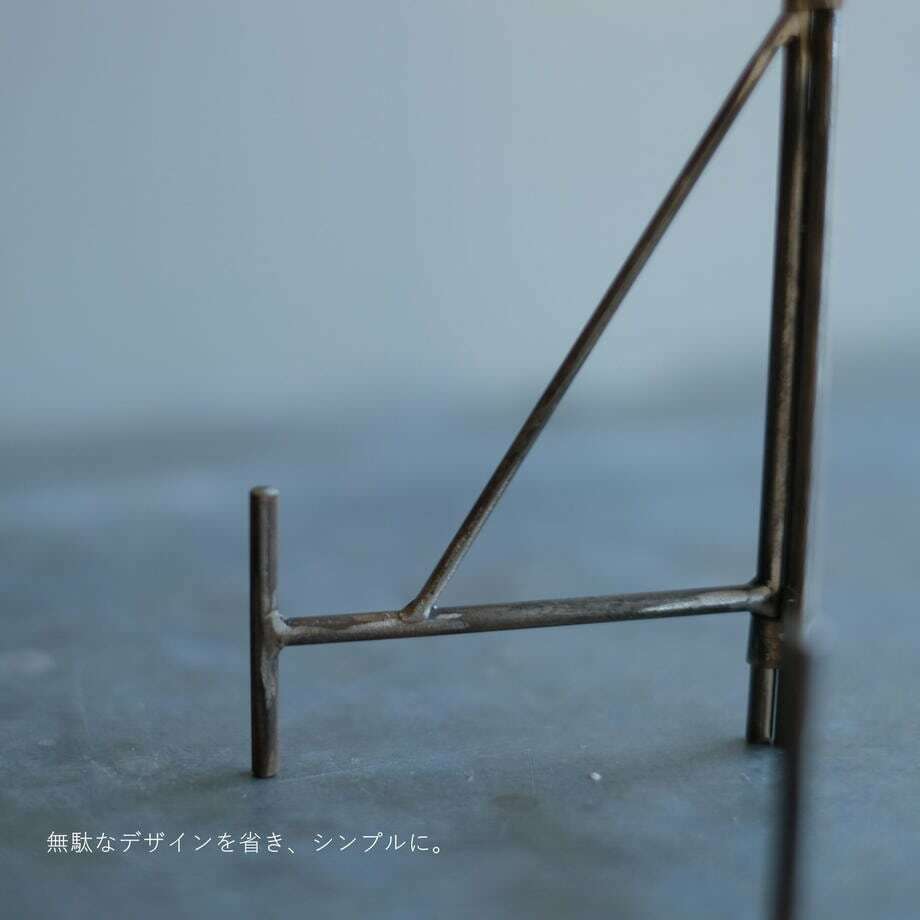 STANDY multi stand (S) アイアンスタンド　皿立てクリア、ゴールド、アイボリー