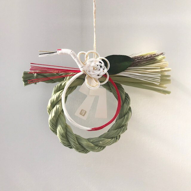 TIER（タイヤー）×INAKEN 神丹穂さざんか よこ 神丹穂と鶴 お正月飾り しめ縄飾り