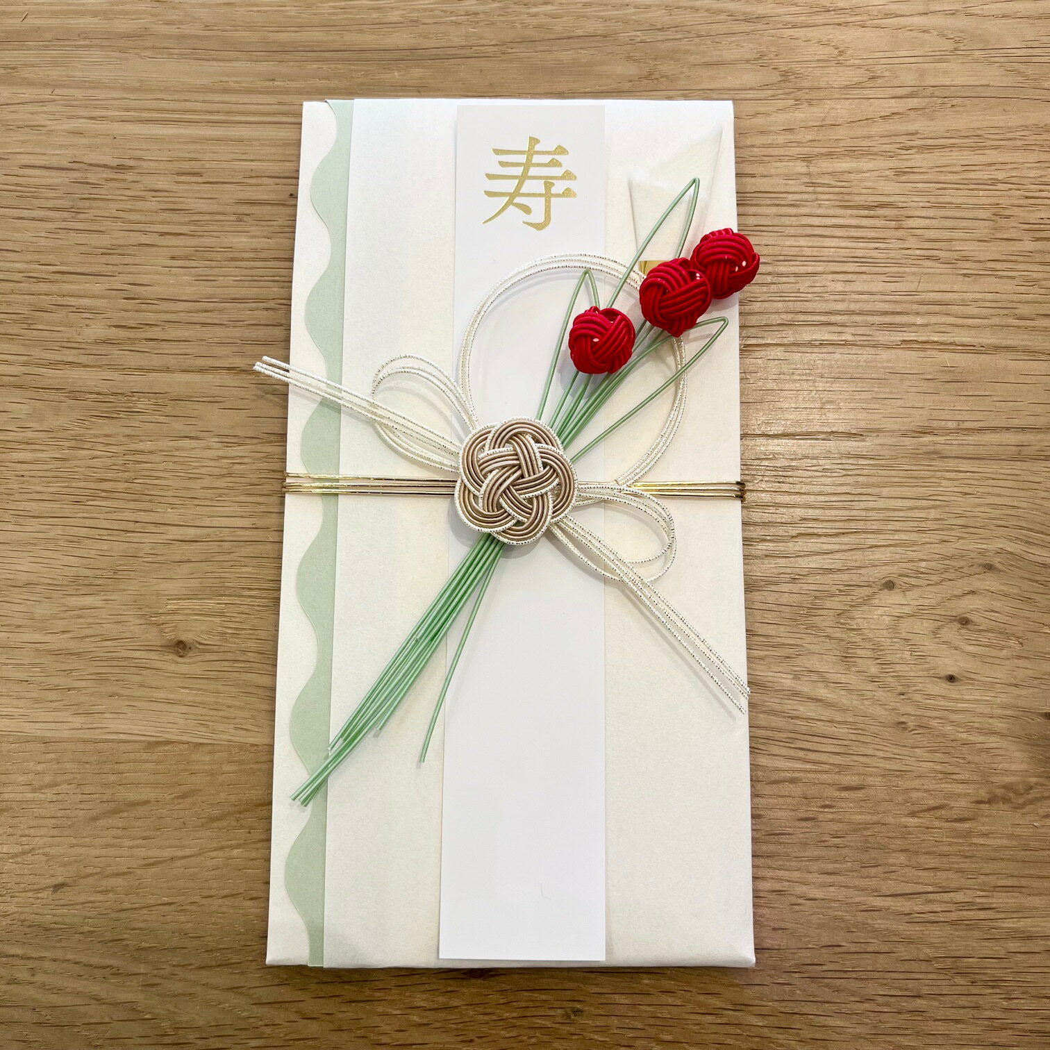 送料110円込み「みめよい祝儀袋」チューリップの祝儀袋 レッド