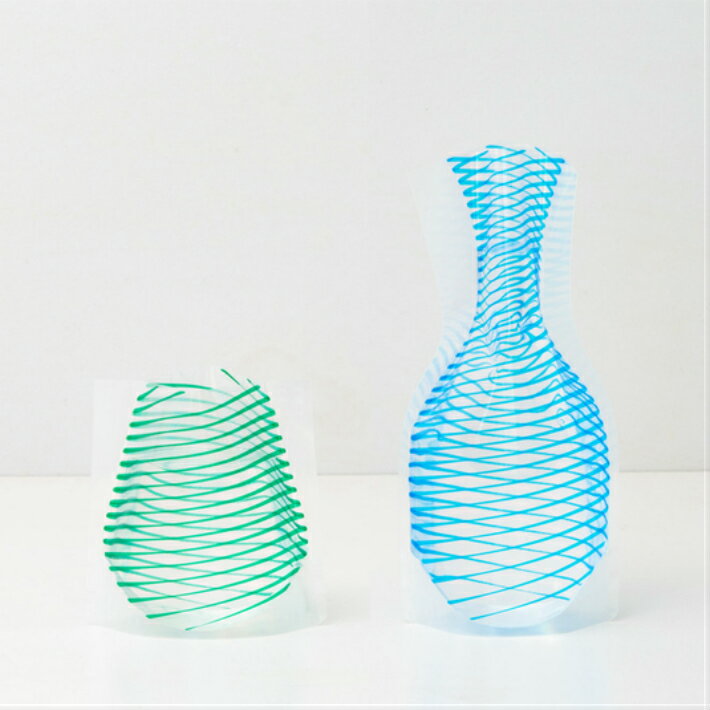 D-BROS フラワーベース ビードロ BG (2枚入り) 花瓶 ネコポス便利用可 プチギフト