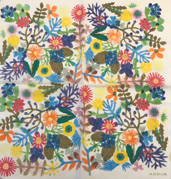 ひびのこづえ ハンカチ　FLOWERS　母の日　プチギフト
