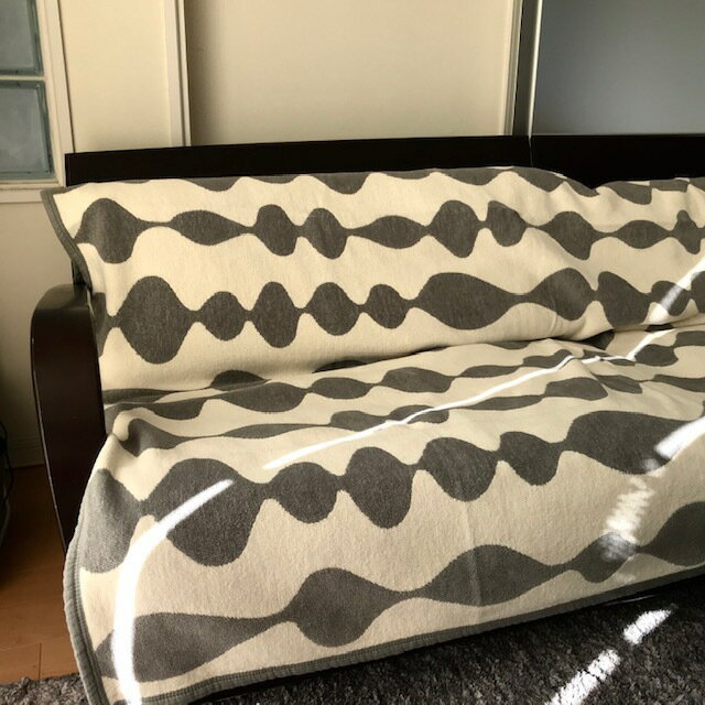 KLIPPAN クリッパン シュニールコットンブランケット シングル マーガレットローズ グレー 正規取扱店