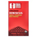 Equal Exchange オーガニック ハイビスカス 【 iHerb アイハーブ 公式 】 イコールエクスチェンジ カフェインレス ティーバッグ 40g 2...