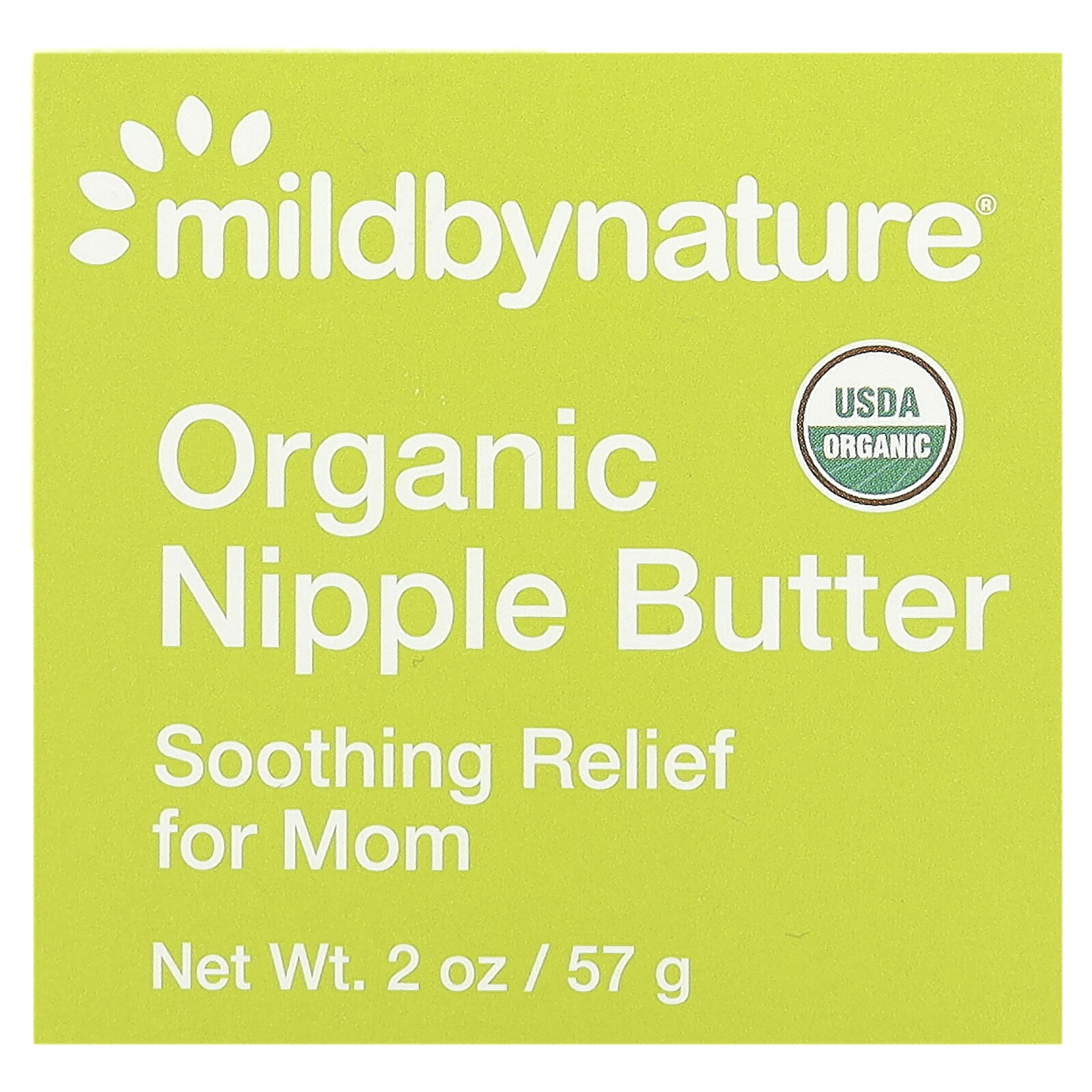 【P15倍★5/9 20:00~5/16 01:59】Mild By Nature オーガニック 乳頭用バター 【 iHerb アイハーブ 公式 】 マイルドバイネイチャー 乳頭保護 乳頭ケア 保湿 有機 ニップルバター 57g 3