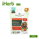Navitas Organics パワースナック オーガニック 【 iHerb アイハーブ 公式 】 ナビタスオーガニックス ピーナッツバター ジェリー ピーナッツ イチゴ デーツ オーガニック グルテンフリー スーパーフード 227g