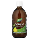 【POINT20倍★7/18 0:00~7/26 1:59】Nature's Way ニュートラシー オメガ3 【 iHerb アイハーブ 公式 】 ネイチャーズウェイ オメガ3脂肪酸 フィッシュオイル EPA DHA サプリメント サプリ リキッド 液体 ゼスティレモン味 500ml