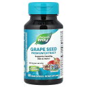 【POINT20倍★8/4 20:00~8/11 1:59】Nature's Way グレープシードエキス 【 iHerb アイハーブ 公式 】 ネイチャーズウェイ ブドウ種子エキス グレープシードエキス プレミアムエキス ポリフェノール サプリメント サプリ ヴィーガンカプセル 60粒