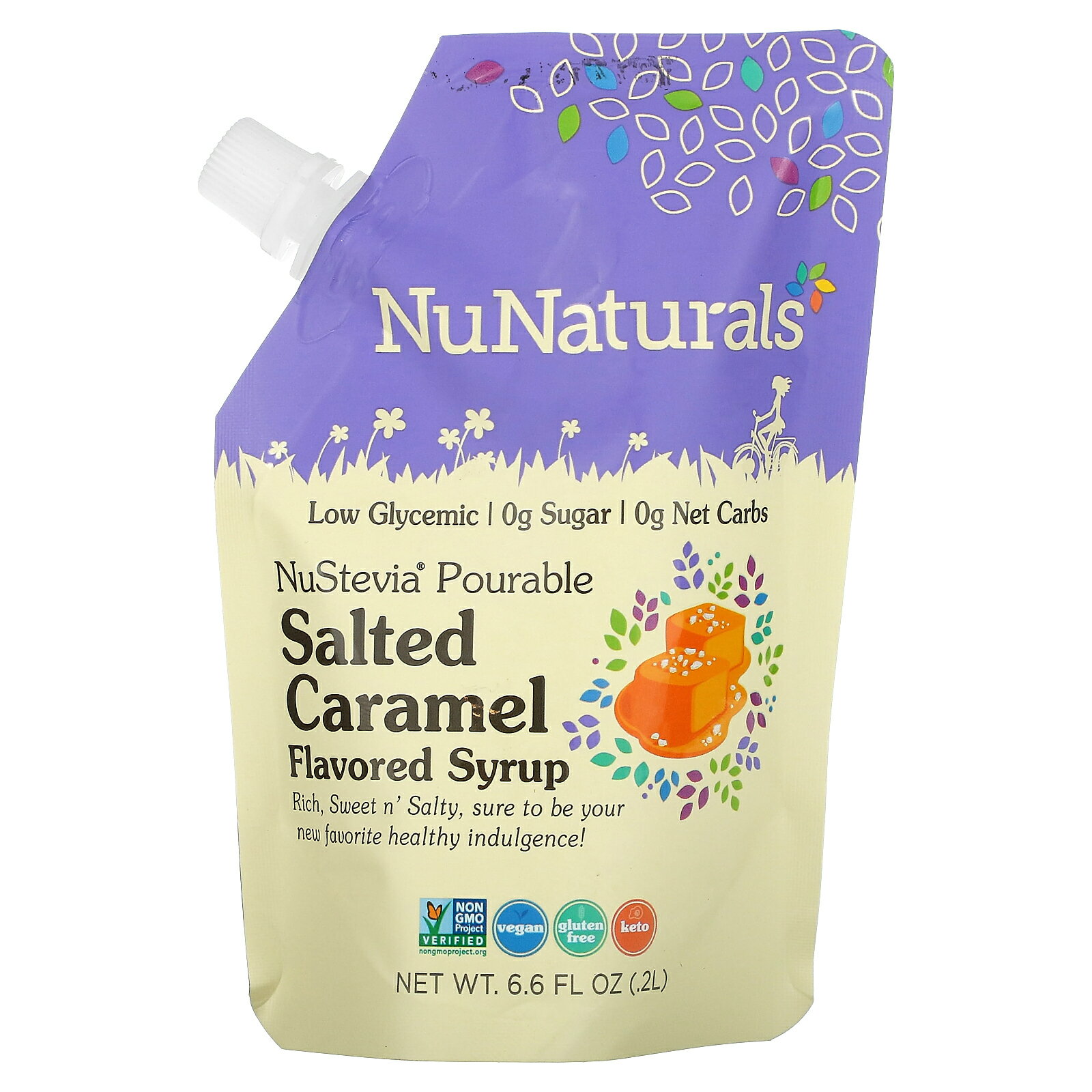 製品仕様 商品名 NuNaturals ニューステビア 【 iHerb アイハーブ 公式 】 ニューナチュラルズ NuStevia ステビア シロップ ステビアエキス 糖質ゼロ 甘味料 リキッド 液体 塩キャラメル味 0.2L 商品説明 - 名称 甘味料 原材料 植物性グリセリン、 水、 天然キャラメル香料、 海塩、 有機ステビアエキス、 有機アカシアガム、 有機グアーガム、 キサンタンガム 内容量 0.2L 賞味期限 パッケージに記載 保存方法 冷蔵保存は不要です。 商品区分 食品（海外製） 生産国 アメリカ 製造者 NuNaturals, Inc2220 West 2nd Avenue, Eugene, 97402 USA 輸入者 本商品は個人輸入商品のため、購入者の方が輸入者となります。 広告文責 iHerb19516163600