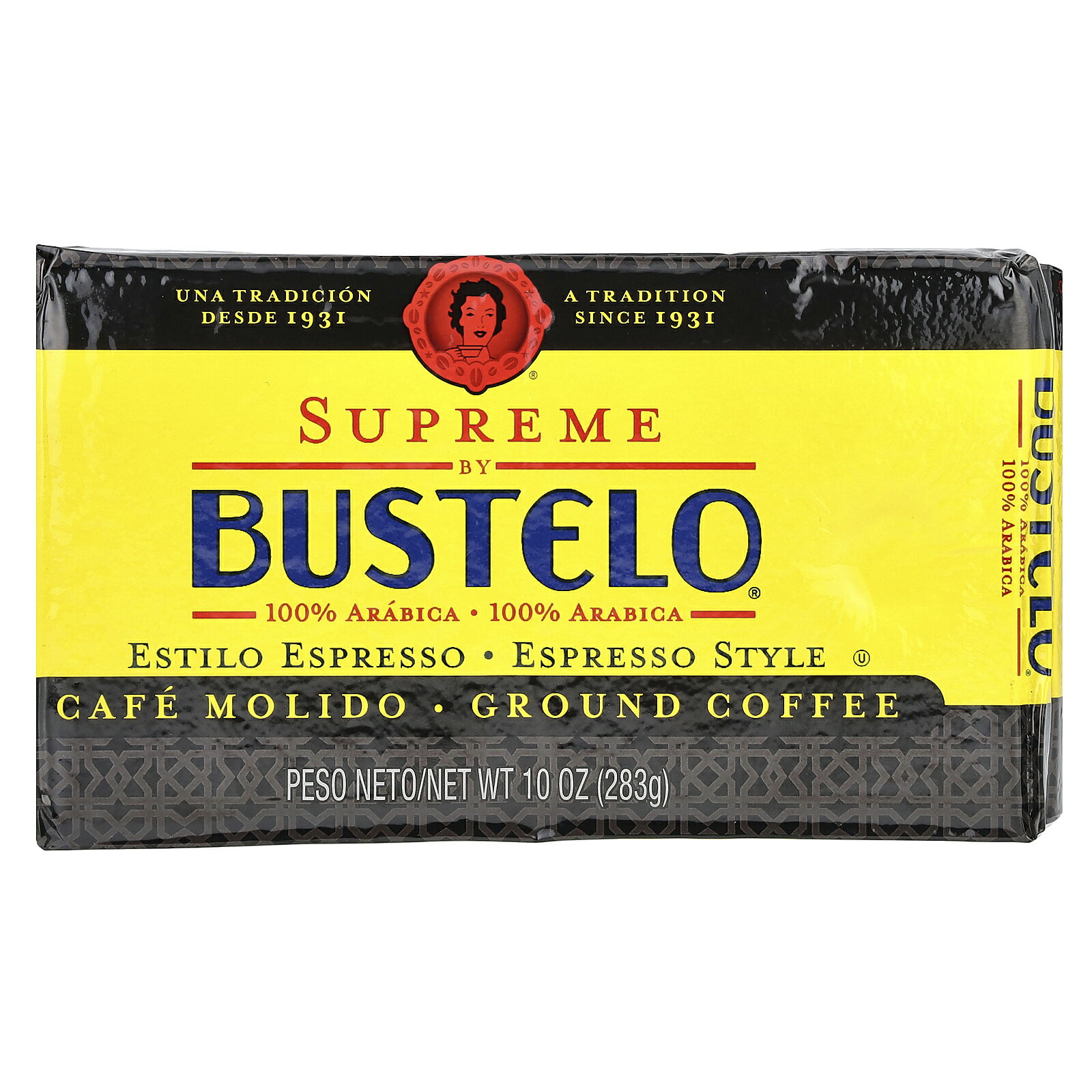 Caf Bustelo エスプレッソ グラウンドコーヒー 【 iHerb アイハーブ 公式 】 カフェバステロ コーヒー アラビカ スプリーム 挽豆 283g