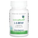 【マラソン期間限定MAX P20倍】Seeking Health L-5-MTHF 【 iHerb アイハーブ 公式 】 シーキングヘルス L-5-メチルテトラヒドロ葉酸 葉酸 メチル葉酸 グリシン サプリメント サプリ ベジカプセル 25,500mcg DFE 60粒