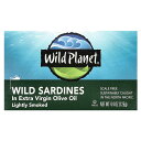 【POINT20倍★5/30 0:00〜6/1 23:59】Wild Planet イワシ 缶詰 オイル漬け 【 iHerb アイハーブ 公式 】 ワイルドプラ...
