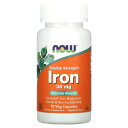 NOW Foods 鉄 【 iHerb アイハーブ 公式 】 ナウフーズ サプリメント サプリ 鉄分 アイアン フェロケル鉄 ビスグリシン酸鉄 成分量2倍 健康...