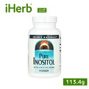 Source Naturals ピュア イノシトール パウダー 【 iHerb アイハーブ 公式 】 ソースナチュラルズ Pure Inositol Powder サプリ サプリメント 粉末 113.4g