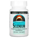 【POINT20倍★5/30 0:00〜6/1 23:59】Source Naturals セレン 【 iHerb アイハーブ 公式 】 ソースナチュラルズ ミ...