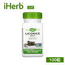 Nature's Way リコリス ルート 【 iHerb アイハーブ 公式 】 ネイチャーズウェイ 甘草 甘草根 カンゾウ かんぞう 根 サプリメント サプリ...