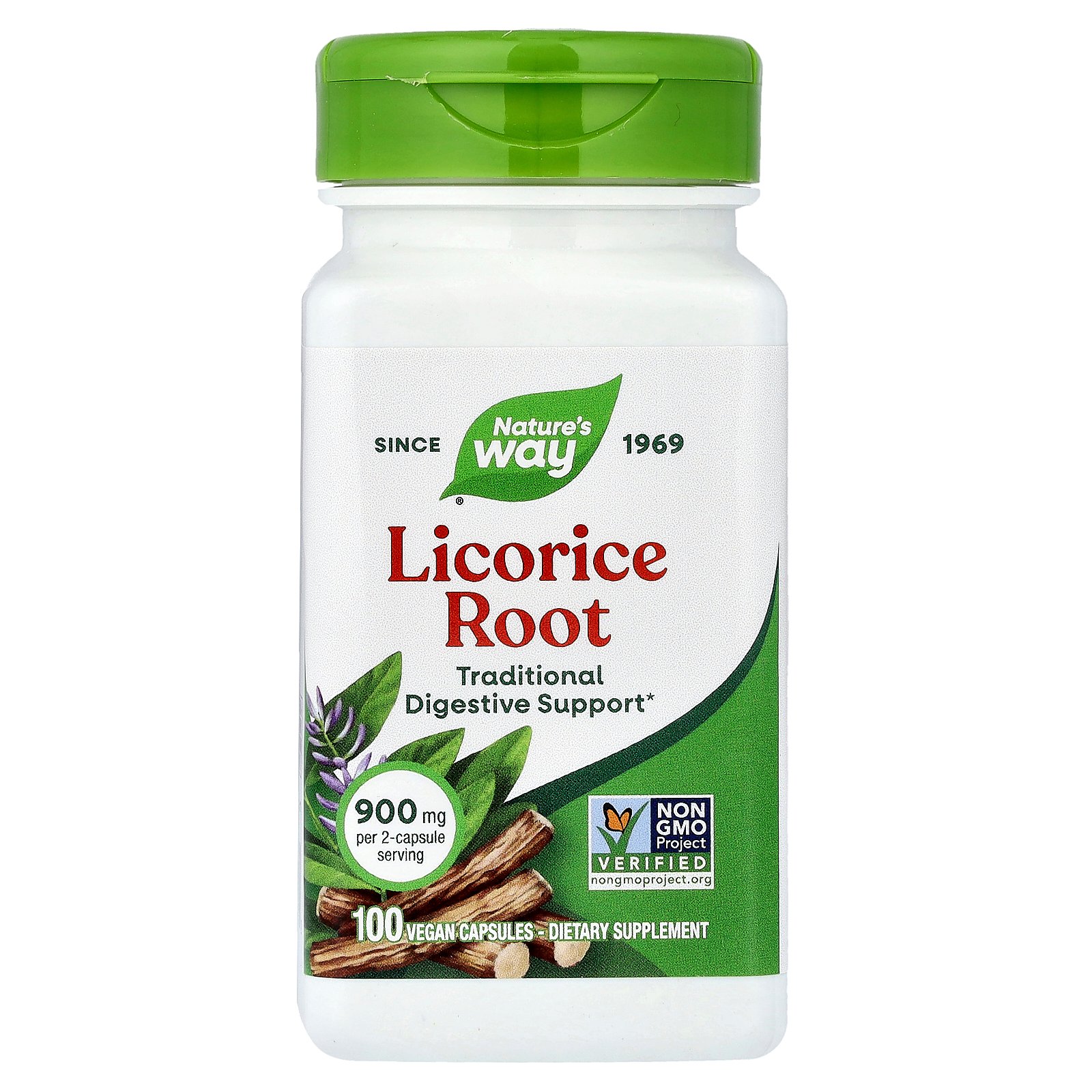 【7,000円以上購入で20%OFFクーポン★9/19 20:00~9/24 01:59】Nature's Way リコリス ルート 【 iHerb アイハーブ 公式 】 ネイチャーズウェイ 甘草 甘草根 カンゾウ かんぞう 根 サプリメント サプリ ハーブ ヴィーガンカプセル 900mg 100粒 iherb-official-10001778 iHerb サンプル画像2