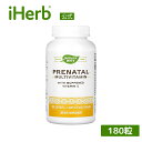 Nature's Way プレナタル マルチビタミン ビタミンC 配合 【 iHerb アイハーブ 公式 】 ネイチャーズウェイ 妊婦 妊娠中 葉酸 ビタミン B6 B12 鉄 カルシウム マグネシウム ミネラル サプリメント カプセル 180粒(4)