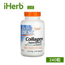 【POINT20倍★8/15 0:00〜8/18 23:59】Doctor's Best コラーゲン 1型 & 3型 【 iHerb アイハーブ 公式 】 ドク...