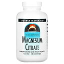 【POINT20倍★5/30 0:00〜6/1 23:59】Source Naturals クエン酸マグネシウム 【 iHerb アイハーブ 公式 】 ソースナ...