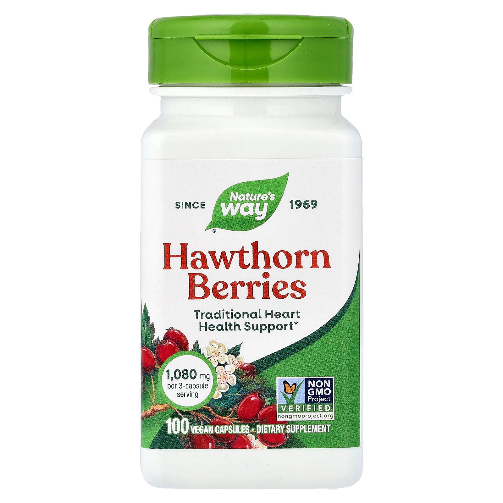 【7,000円以上購入で20%OFFクーポン★9/19 20:00~9/24 01:59】Nature's Way ホーソーン ベリー 【 iHerb アイハーブ 公式 】 ネイチャーズウェイ サンザシ サンザシベリー サプリメント サプリ ヴィーガンカプセル 1,530mg 100粒 iherb-official-10001769 iHerb サンプル画像2